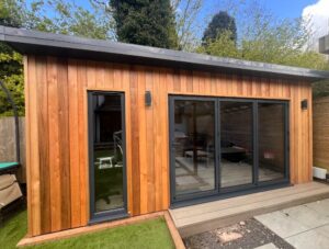 front view of full multipurpose garden room