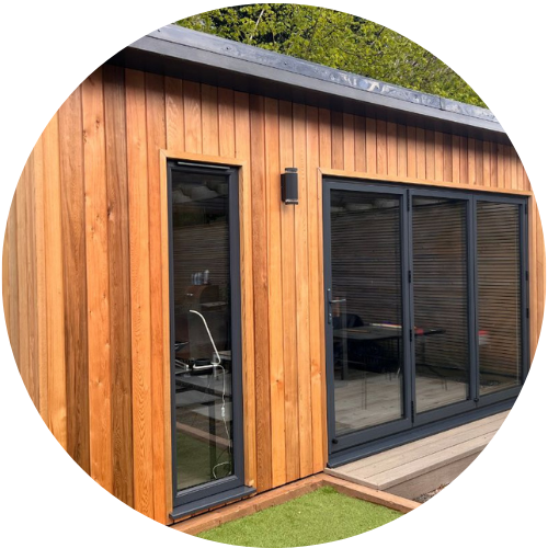 garden rooms cheshire with light clad and large windows