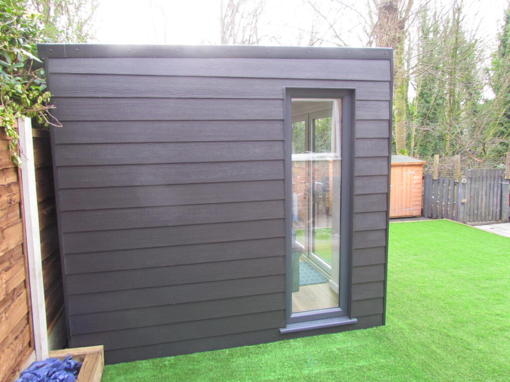 side profile of garden office worsley mulgrave road