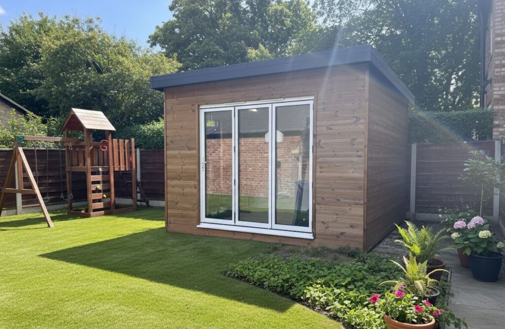 Small garden room gym case study